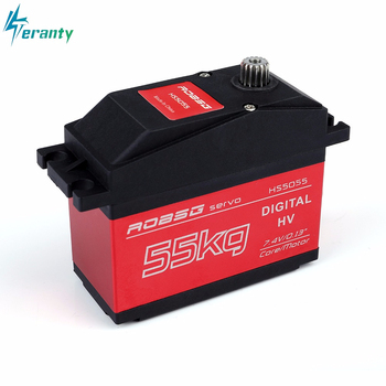 Hs5055 55kg, Half Metal Hollow Cup Metal Gear Digital Steering Engine 180 Degree Vehicles And Vessels Waterproof Steering Engine
